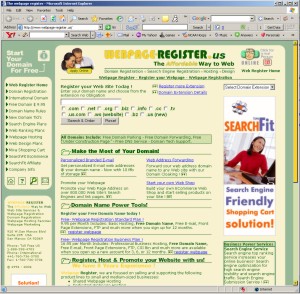 Web Page Register - Web Page Registration at Webpage-register.us