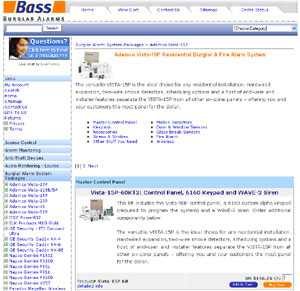 Burglar Alarm System - Ademco Vista-15P by bassburglaralarms.com