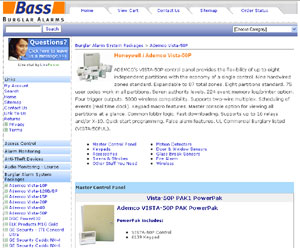 Burlar Alarms Package - Ademco Vista-50P by bassburglaralarms.com