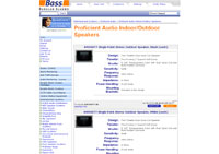 Proficient Audio Indoor/Outdoor Speakers by bassburglaralarms.com
