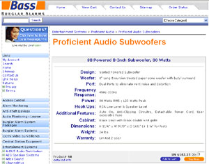 Proficient Audio Subwoofers by bassburglaralarms.com