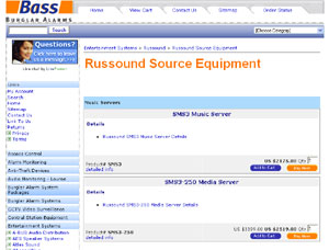 Russound Source Equipment by bassburglaralarms.com