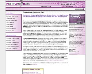 SEO Ecommerce Shopping Cart by rwgusa.com