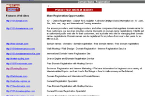 Domain Name Registrar by mydomain.101register.us