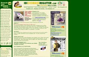 E-Commerce Shopping Cart by 101domainregister.com