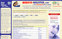 Free Web Site Registration by websiteregister.net