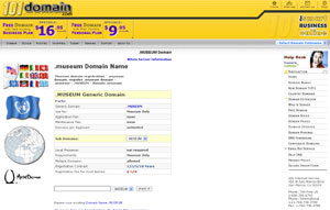.Museum Domain Registration - Domain Name Museum by 101domain.com