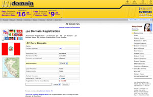 .PE Domain Registration - Peru Domain Name PE by 101domain.com