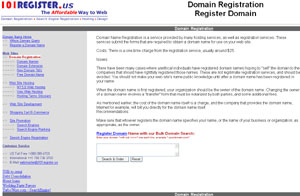 Register Domain by search.101register.us