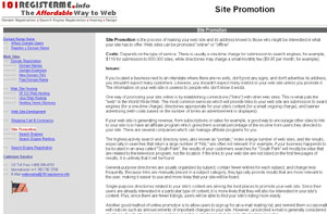 Site Promotion by 101registerme.info