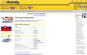 .SK Domain Registration - Slovakia Domain Name SK by 101domain.com