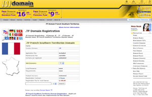 .TF Domain Registration - French Southern Territories Domain Name TF by 101domain.com