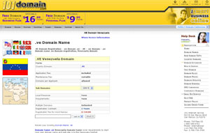.VE Domain Registration - Venezuela Domain Name VE by 101domain.com