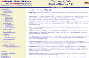 Web Hosting FAQ by top-hosting.101domainregister.com