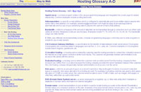 Web Hosting Glossary by site-Hosting.101freedomain.com