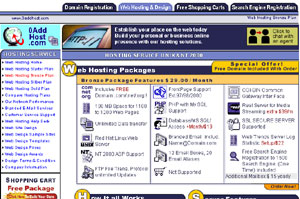 Web Hosting - Hosting at 0Addhost.com