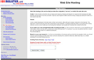 Web Site Hosting by web-hosting.101register.us