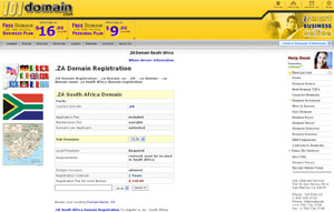 .ZA Domain Registration - South Africa Domain Name ZA by 101domain.com
